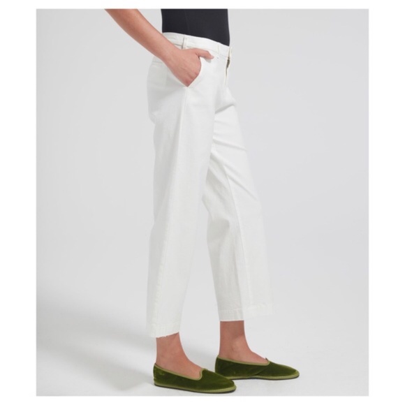 ATM | Cropped Boyfriend Garment Wash Pants - Picture 13 of 13